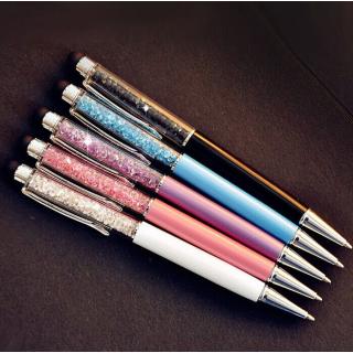 1 Pcs Creative Crystal Pen Diamond Ballpoint Pens Stationery Ballpen S_1
